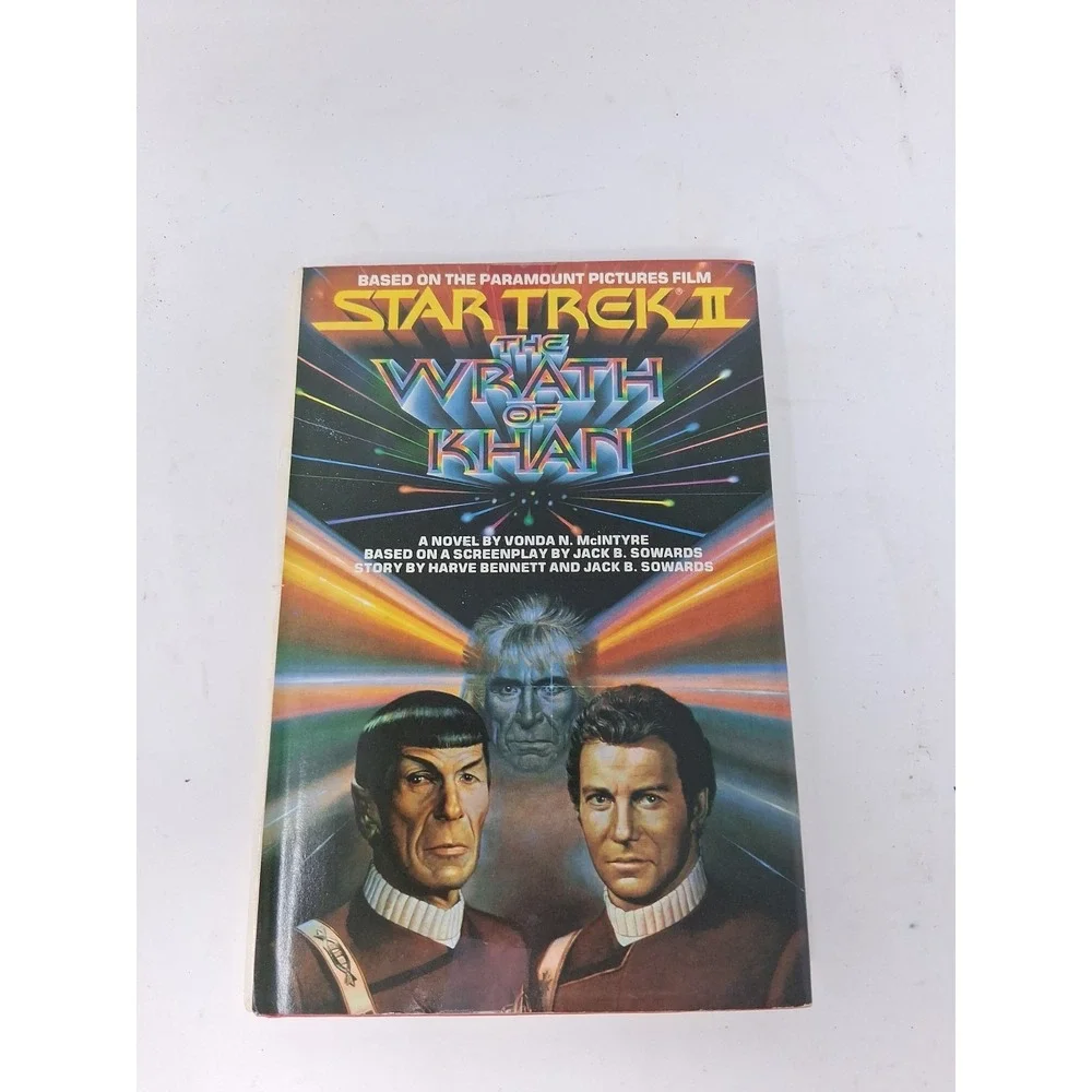 STAR TREK II : THE WRATH OF KHAN by Vonda McIntyre 1982 Hardcover book Vintage S